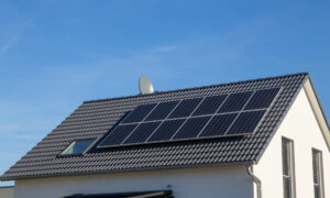 Einfamilienhaus mit Solaranlage bzw. Photovoltaikanlage